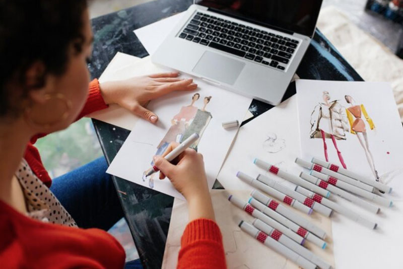 a teen's art portfolio takes time and skills to perfect